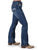 Cowgirl Tuff Womens DFMI Medium Flannel Medium Wash Cotton Blend Jeans