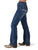 Cowgirl Tuff Womens DFMI Medium Flannel Medium Wash Cotton Blend Jeans