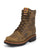 Justin Mens Gaucho Leather Work Boots 8in Rugged J-Max 11D