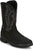 Justin Mens Nitread 11in WP CT Black Leather Work Boots