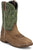 Justin Mens Nitread 11in WP CT Oak/Green Leather Work Boots