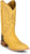 Justin Mens Boston 13in Whitetail Deer Yellow Leather CPX Cowboy Boots