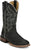 Justin Womens Miss Ellie Midnight Leather Frontier Cowboy Boots