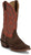 Justin Mens Jimmy 13in Western Russett/Red Leather Frontier Cowboy Boots