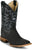 Justin Mens San Antone 11in Charcoal Black Caiman George Strait Cowboy Boots