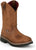 Justin Mens Ames 11in ST WP Walnut Cowhide Work Boots