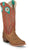 Justin Womens Lorena Sunflower Tan Suede Cowboy Boots