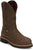 Justin Mens Carbide 11in WP ST Hickory Leather Work Boots
