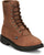 Justin Mens Livestock Aged Brown Leather Work Boots 9.5 EE