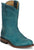 Justin Womens Holland Turquoise Leather Cowboy Boots