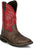 Justin Mens Apprentice 11in Steel Toe Coffee/Red Water Buffalo Work Boots