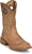 Justin Mens Pickett 11in Western Light Oak Leather Cowboy Boots