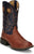 Justin Mens Roswell 11in Brandy Leather Cowboy Boots