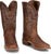 Justin Womens Peyton 11in Western Amber Leather Bent Rail Cowboy Boots