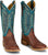 Justin Mens Burchett 13in Western Brown/Blue Goat Leather CPX Cowboy Boots