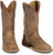 Justin Womens Little Sugar Taupe Leather Frontier Cowboy Boots