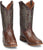 Justin Mens Rancher Kango Tobac Ostrich Skin George Strait Cowboy Boots 7.5 D