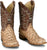 Justin Mens Ocean View 11in Rustic Pirarucu George Strait Cowboy Boots