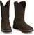 Justin Mens Billings 11in WP ST Hickory Cowhide Work Boots