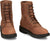 Justin Mens Livestock Aged Brown Leather Work Boots 9.5 EE