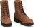 Justin Mens Livestock Aged Brown Leather Work Boots 9.5 EE