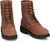 Justin Mens Livestock Aged Brown Leather Work Boots