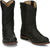 Justin Mens Braswell Black Leather Cowboy Boots
