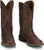 Justin Womens Demeter Spicy Brown Leather Cowboy Boots