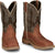 Justin 11in Mens Independence Bolt Leather Work Boots 11.5 EE