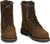 Justin Mens Pulley 8in MetGuard WP CT Whiskey Leather Work Boots