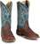 Justin Womens Ashtyn 11in Western Walnut Goat Leather Cowboy Boots
