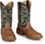 Justin Mens Jasper 11in Western Chestnut Goat Leather Cowboy Boots