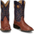 Justin Mens Roswell 11in Brandy Leather Cowboy Boots