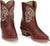Justin Womens Isabella Ruby Leather Cowboy Boots