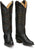 Justin 15in Womens Midnight Black Whitley Leather Cowboy Boots