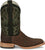 Justin Mens King AQHA Kango Tobac Full Quill Ostrich Cowboy Boots