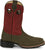 Justin Mens Show Stopper 11in Western Ash/Red Leather Frontier Cowboy Boots