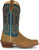 Justin Mens Jimmy 13in Western Wheat Suede Frontier Cowboy Boots