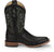 Justin Mens Haggard 11in Black Caiman George Strait Cowboy Boots