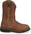 Justin Mens Ames 11in Walnut Leather Work Boots