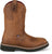 Justin Mens Ames 11in ST WP Walnut Cowhide Work Boots
