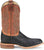 Justin Mens Moseley Shadow Black/Tan FQ Ostrich Cowboy Boots
