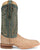 Justin Mens Chisolm 13in Vintage Tan FQ Ostrich Cowboy Boots