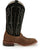 Justin Womens Palisade Clay Brown Suede Cowboy Boots