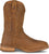 Justin Mens Rustle Chestnut Brown Cowhide Cowboy Boots