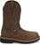 Justin Mens Carbide 11in Steel Toe Hickory Leather Work Boots