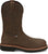 Justin Mens Carbide 11in WP ST Hickory Leather Work Boots