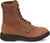 Justin Mens Livestock Aged Brown Leather Work Boots 9.5 EE
