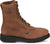 Justin Mens Livestock Aged Brown Leather Work Boots