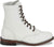 Justin Mens McKean 7in Lace-Up Roper Vintage White Leather Work Boots
